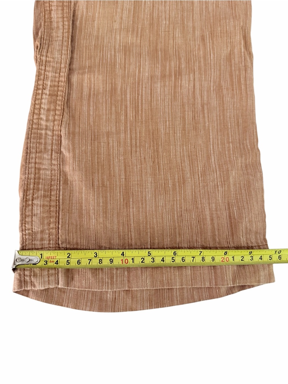 ATHLETA Cabo Linen Textured Wide Leg Pants Terracotta Resort size 4 - Picture 9 of 13